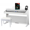 Classic Cantabile DP-A 410 WH digitálne piano – biely vysoký lesk SET Classic Cantabile DP-A 410 WH digitálne piano – biely vysoký lesk SET