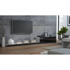Cama Meble Tv stolík LIFE, biely mat/čierny lesk Cama Meble Tv stolík LIFE, biely mat/čierny lesk