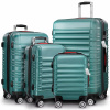 InternetovaZahrada - Set cestovných kufrov Baseline 4-dielny - zelený InternetovaZahrada - Set cestovných kufrov Baseline 4-dielny - zelený