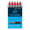 Bombičky do rollerov Schneider, Cartridge 852 0,6 mm / 5 ks - červená Bombičky do rollerov Schneider, Cartridge 852 0,6 mm / 5 ks - červená