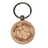 Diablo picante - wooden penis-shaped keychain Diablo picante - wooden penis-shaped keychain