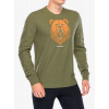 Mikina bez kapucne Smartwool Geometric Bear Long Sleeve Graphic Tee - winter moss Mikina bez kapucne Smartwool Geometric Bear Long Sleeve Graphic Tee - winter moss