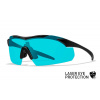 Ochranné strelecké okuliare Vapor 2.5 Laser Wiley X® – Blue Tint, Čierna