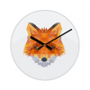 Hodiny sklenené liška Hodiny sklenené liška