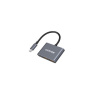 Canyon DS-3, USB-C Hub, 3 porty, 2xUSB-A 10Gbps, 1xUSB-C 10Gbps, šedá CNS-TDS3 Canyon DS-3, USB-C Hub, 3 porty, 2xUSB-A 10Gbps, 1xUSB-C 10Gbps, šedá CNS-TDS3