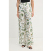 Marella nohavice wide leg dámske ľanové DOMINO 2613131232200 biela 36 Marella nohavice wide leg dámske ľanové DOMINO 2613131232200 biela 36