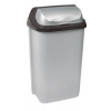 Kôš na odpad UH 50 l RASMUS roll top strieborný KLC Kôš na odpad UH 50 l RASMUS roll top strieborný KLC