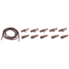 Anaconda Jungle Quick Lock Safety Lead Clip Power Pack jungle hnědá 5ks Anaconda Jungle Quick Lock Safety Lead Clip Power Pack jungle hnědá 5ks