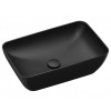 Ravak UNI - Umývadlo na dosku 50x31 cm, bez prepadu, matná čierna XJX0D150000 Ravak UNI - Umývadlo na dosku 50x31 cm, bez prepadu, matná čierna XJX0D150000