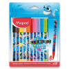MAPED Color'Peps Ocean Life, fixky, šírka stopy 2mm, okrúhy hrot, vyprateľné (12 farieb) MAPED Color'Peps Ocean Life, fixky, šírka stopy 2mm, okrúhy hrot, vyprateľné (12 farieb)