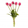 Autronic Tulipán - řezaný, měkký plast, tmavě růžový, cena za svazek 5 ks, sada 4 ks Autronic Tulipán - řezaný, měkký plast, tmavě růžový, cena za svazek 5 ks, sada 4 ks