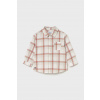 Detská bavlnená košeľa Mayoral 2109.3B.Baby.9BYA oranžová 104 Detská bavlnená košeľa Mayoral 2109.3B.Baby.9BYA oranžová 104