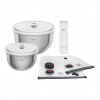 Zwilling Vákuovacie nerezové misy Fresh & Save s pumpou a vreckami, M/L 1031015 Zwilling Vákuovacie nerezové misy Fresh & Save s pumpou a vreckami, M/L 1031015