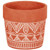 Dekorácia MagicHome, Kvetináč s mozaikou, terakota, cement, 13,8x13,8x12,5 cm Dekorácia MagicHome, Kvetináč s mozaikou, terakota, cement, 13,8x13,8x12,5 cm