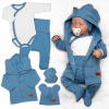 Bavlnená súprava pre bábätko do pôrodnice 5D | Deluxe Baby Veľkosť: 62 (2-3m) Bavlnená súprava pre bábätko do pôrodnice 5D | Deluxe Baby Veľkosť: 62 (2-3m)