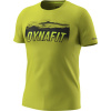 Tričko DYNAFIT Transalper Graphic S/S Tee M Golden Lime Zelená M Tričko DYNAFIT Transalper Graphic S/S Tee M Golden Lime Zelená M