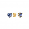 Náušnice Anahi v tvare srdca s tanzanitom 1,10ct KU2151TN Náušnice Anahi v tvare srdca s tanzanitom 1,10ct KU2151TN
