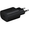 Samsung cestovná nabíjačka USB-C 25W, bez kábla, čierna, bulk Samsung cestovná nabíjačka USB-C 25W, bez kábla, čierna, bulk