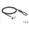 Navilock Bezpečnostní kabel laptopu se zámkem na klíč pro slot HP Nano 1,80 m, černý Navilock Bezpečnostní kabel laptopu se zámkem na klíč pro slot HP Nano 1,80 m, černý