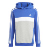 adidas Mikiny Tiberio 3-Stripes Colorblock Fleece Hoodie Námornícka modrá adidas Mikiny Tiberio 3-Stripes Colorblock Fleece Hoodie Námornícka modrá