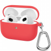 AppleKing silikónový obal s karabínou pre AirPods 3 - korálový - možnosť vrátiť tovar ZADARMO do 30tich dní AppleKing silikónový obal s karabínou pre AirPods 3 - korálový - možnosť vrátiť tovar ZADARMO do 30tich dní