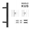 FT - MADLO kód K10 Ø 35 mm SP ks Rozteč madla: 700 mm, Dĺžka: 1000 mm, Rozmer profilu madla: Ø 35 mm CIM - čierna matná (FNO) FT - MADLO kód K10 Ø 35 mm SP ks Rozteč madla: 700 mm, Dĺžka: 1000 mm, Rozmer profilu madla: Ø 35 mm CIM - čierna matná (FNO)