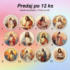 Samolepky s motívom Ježiša – 12 ks Samolepky s motívom Ježiša – 12 ks