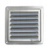 Ventilačná mriežka z nehrdzavejúcej ocele 100 x 100 mm Ventilačná mriežka z nehrdzavejúcej ocele 100 x 100 mm