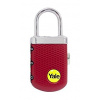 Yale Cestovní visací zámek kódovatelný, vínový Yale Cestovní visací zámek kódovatelný, vínový