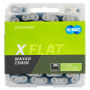 ŘETĚZ KMC X-FLAT STŘÍBRNO/ČERNÝ WAXED BOX ŘETĚZ KMC X-FLAT STŘÍBRNO/ČERNÝ WAXED BOX