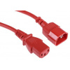 Napájecí šňůra 1 m, Červená, A: Rovný, B: Přímý Polyvinylchlorid, 250 V RS PRO Napájecí šňůra 1 m, Červená, A: Rovný, B: Přímý Polyvinylchlorid, 250 V RS PRO