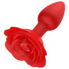 Rose Plug - akumulátorový análny vibrátor s diaľkovým ovládaním (červený) Rose Plug - akumulátorový análny vibrátor s diaľkovým ovládaním (červený)