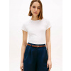 Tommy Hilfiger dámske biele tričko WW0WW48702YBL XS Tommy Hilfiger dámske biele tričko WW0WW48702YBL XS