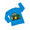 Bavlnený nátelník JOHN DEERE - tyrkys - 128 Bavlnený nátelník JOHN DEERE - tyrkys - 128