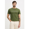 Bavlnené tričko Tommy Hilfiger MW0MW11797 zelená L Bavlnené tričko Tommy Hilfiger MW0MW11797 zelená L