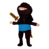 Fiesta Crafts Prstová maňuška Modrý Ninja Fiesta Crafts Prstová maňuška Modrý Ninja