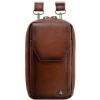 Visconti Hnedá kožená pánska taška AT-45 s nastaviteľným popruhom a dvoma vonkajšími vreckami Visconti Hnedá kožená pánska taška AT-45 s nastaviteľným popruhom a dvoma vonkajšími vreckami