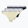 Dámske nohavičky tangá Calvin Klein LV00QD5209 Thong 3 pairs shoreline/snow heather/pear sorbe Dámske nohavičky tangá Calvin Klein LV00QD5209 Thong 3 pairs shoreline/snow heather/pear sorbe