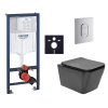 Grohe Závěsný wc set do lehkých stěn / předstěnová montáž SAT Infinitio SIKOGRSIN12BA Grohe Závěsný wc set do lehkých stěn / předstěnová montáž SAT Infinitio SIKOGRSIN12BA