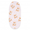 NEW BABY Bavlnená prestieradlo do kočíka Love Teddy Bear 35x75 cm pink New Baby NEW BABY Bavlnená prestieradlo do kočíka Love Teddy Bear 35x75 cm pink New Baby