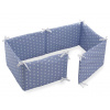 Italbaby ochranný mantinel okolo celej postieľky STARLETTE - modrý Rozmery: 360x40cm Italbaby ochranný mantinel okolo celej postieľky STARLETTE - modrý Rozmery: 360x40cm