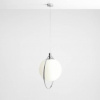 Aldex PENDANT AURA WHITE | Minimalistická biela lampa na strop Farba: Čierna Aldex PENDANT AURA WHITE | Minimalistická biela lampa na strop Farba: Čierna