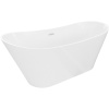 Mexen Dora, voľne stojaca vaňa 160 x 75 cm, biela, biely prepad, 52071607500-20 Mexen Dora, voľne stojaca vaňa 160 x 75 cm, biela, biely prepad, 52071607500-20