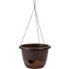 Kvetináč Mareta závesný - čokoládová + bronzová 30 cm Kvetináč Mareta závesný - čokoládová + bronzová 30 cm