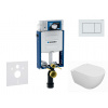Geberit Kombifix Set predstenovej inštalácie, klozetu Oudee a dosky softclose, tlačidlo Sigma30, biela/biela mat SANI15CA3121 Geberit Kombifix Set predstenovej inštalácie, klozetu Oudee a dosky softclose, tlačidlo Sigma30, biela/biela mat SANI15CA3121