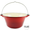 Perfect Home 10569 Smaltovaný liatinový kotlík na guláš, 10,8 L, červený Perfect Home 10569 Smaltovaný liatinový kotlík na guláš, 10,8 L, červený