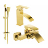 Mexen Libra DQ45 set vaňový, zlatý - 745103DQ45-50 Mexen Libra DQ45 set vaňový, zlatý - 745103DQ45-50