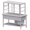 STALGAST Centrálny stôl s chladiacou vitrínou 430 l, 1245x750x1680 mm | STALGAST, ST137121 STALGAST Centrálny stôl s chladiacou vitrínou 430 l, 1245x750x1680 mm | STALGAST, ST137121