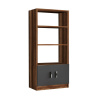 Knižnica Voma Anthracite and Walnut Knižnica Voma Anthracite and Walnut