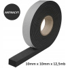 Rozpínacia páska Parotec 10 mm x 2 mm x 12,5 m antracitová strešná tesniaca páska Rozpínacia páska Parotec 10 mm x 2 mm x 12,5 m antracitová strešná tesniaca páska